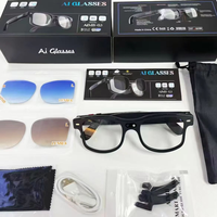 Occhiali da Sole AIMB-G3 di Alta Qualità con Traduzione AI, Lenti Fotocromatiche Anti-Luce Blu, Chat GPT, WiFi 800W, Impermeabili IP67, Video 1200p