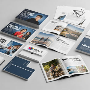 XJY小册子/传单/宣传材料纸质印刷服务单张杂志印刷广告 - Product Image 2