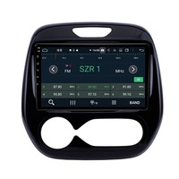 MeiHua - Navegador Android Portátil para Automóvil de 9 Pulgadas con CarPlay, DSP y GPS para Renault Captur Clio 2013-2019, Reproductor para Tablero, Marco de Panel USB