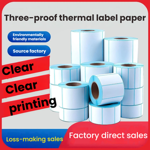 Muestra Gratuita de Etiquetas Adhesivas de Papel Térmico Personalizadas en Blanco, Resistentes al Agua, de 2x1 y 4x2 Pulgadas, en Rollo, para Códigos de Barras - Product Image 2