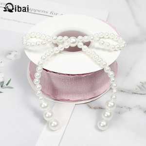 Qibai estilo Simple blanco perla arco amor pastel decoración postre Mesa Plug-In elegante perla arco <span class=keywords><strong>para</strong></span> <span class=keywords><strong>boda</strong></span> o celebración - Product Image 3