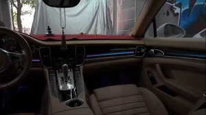 Pour Porsche Panamera 2010-2016 panneau à manches courtes lumière ambiante tableau de bord panneau bande Led barre <span class=keywords><strong>Inter</strong></span> porte bande décorer lampe - Product Image 5