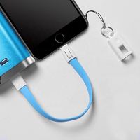 Multi chargeur portable 3 en 1 porte-clés personnalisé usb type c cadeau câble de charge pour Samsung câble usb pour I câble de téléphone