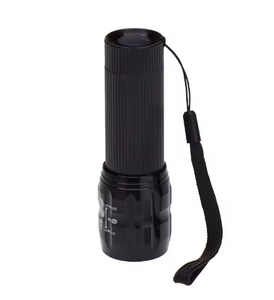 Lampe de poche LED en aluminium zoomable GreenLight avec batterie rechargeable AAA, étanche IP33, mise au point réglable et lumière noire - Product Image 3