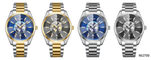Reloj Nibosi 2700 de Nuevo Diseño con Patrón de la Tierra, Luminoso, de Acero Inoxidable y Cuarzo <span class=keywords><strong>para</strong></span> <span class=keywords><strong>Hombre</strong></span> - Product Image 6