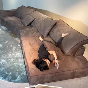 Canapé moderne italien minimaliste <span class=keywords><strong>Budapest</strong></span> en tissu mat Grand canapé de salon en forme d'angle - Product Image 5