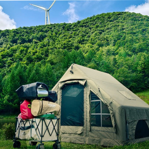 <span class=keywords><strong>Tente</strong></span> de camping <span class=keywords><strong>gonflable</strong></span> OULUO avec cloison, grande <span class=keywords><strong>tente</strong></span> familiale, imperméable, facile à installer, abri extérieur 6m² - Product Image 1