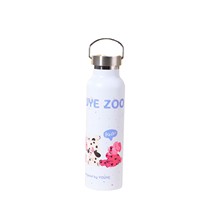 Binsly Thermos portable classique en acier inoxydable 304 de style américain à grande ouverture, isolation thermique de 6 à 12 heures, à main