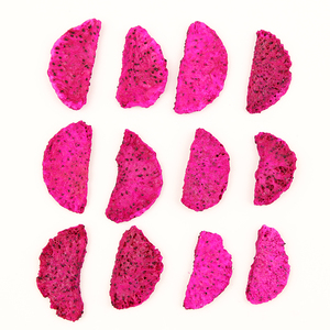 Rebanada de fruta de dragón liofilizada con bocadillo natural crujiente de color rosa Sin azúcar añadido - Product Image 3