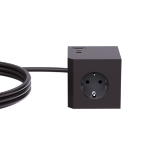 เต้ารับไฟฟ้าแบบพกพา KC CE Certified รุ่น Cube พร้อมเต้ารับ 3 ช่อง AC 16A มาตรฐาน EU สำหรับเกาหลี 1 ช่อง USB-A 2 ช่อง Type-C - Product Image 6