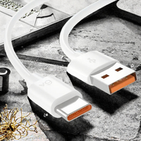 Câble USB Type-C tressé à charge rapide TPE 6A 66W Max Power 2026 pour Huawei, Honor, appareils photo, scanners de codes-barres, écouteurs