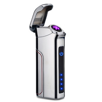 Briquet USB à double arc électronique à batterie énorme rechargeable de haute qualité
