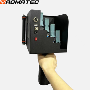 طابعة يدوية محمولة YAOMATEC 10 سم لطباعة الشعارات ورموز QR والباركود على الكرتون والخشب، طابعة صناعية يدوية كبيرة الحجم - Product Image 2