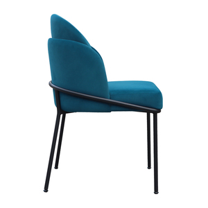 Sillas de Comedor Apilables de Alta Calidad, Elegantes <span class=keywords><strong>y</strong></span> Modernas, de Terciopelo, para Restaurantes de Lujo - Product Image 4
