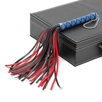 Luxe SM PU cuir esclave adulte jeu de sexe fessée fouet Flogger pagaie fétiche poignée fouet adulte jouets érotiques Bondage Gear