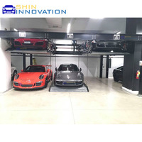 Système de stationnement automatique Shin Innovation PSHS25/2 PSHS25/3, motorisé, 2500 kg, pour le stationnement de voitures sur plusieurs niveaux, stockage de voitures résidentiel