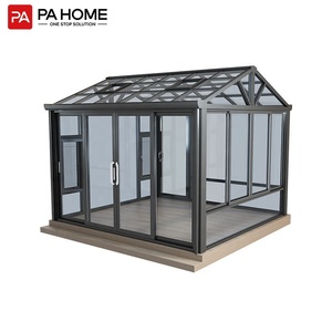 <span class=keywords><strong>Solarium</strong></span> de toit rétractable préfabriqué commercial PA <span class=keywords><strong>Solarium</strong></span> de toit en aluminium extérieur 4 saisons Sunrooms Maisons en verre - Product Image 3