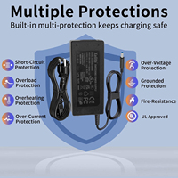 Adaptateur d'alimentation multifonction pour ordinateur portable OEM d'usine 65W Alimentation pour ordinateur portable Chargeur réglable universel 12-24V