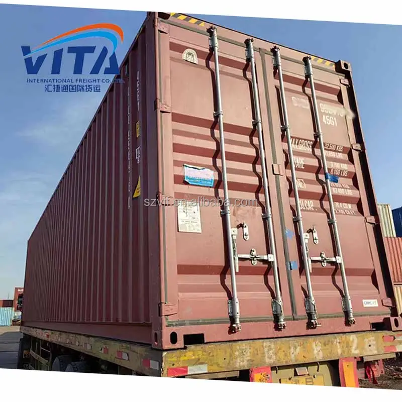 40Ft пустой контейнер Подержанный 40Ft контейнер для хранения 40Ft транспортировочный контейнер цена из Китая в США