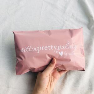 Sacs d'expédition personnalisés en polyéthylène brillant rose, sacs de courrier pour boutique de vêtements, emballage express avec votre logo imprimé - Product Image 5