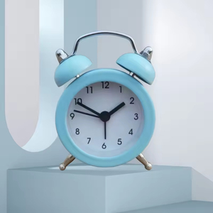 Cute 1.5-inch Student Metal Small Alarm <b>Clock</b> Children's <b>Bedside</b> Mini <b>Clock</b> - Product Image 1