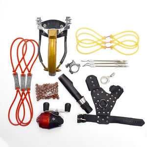 Piaoyu Angeln <span class=keywords><strong>Pro</strong></span> Archery Sling shot Hochwertiges, zusammen klappbares Outdoor-Schieß zubehör aus Aluminium mit Jagd set Gummis chleuder - Product Image 2
