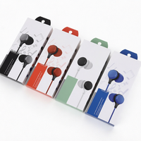 HCQWBING. Écouteurs sportifs filaires 3,5 mm, casque stéréo avec basses, microphone, contrôle du volume, réduction active du bruit (ANC), IPX0, musique
