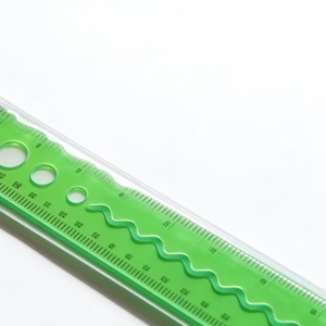 Regla Plegable Flexible Transparente de 30 cm Multifunción OEM ODM, Reglas de Goma con Anillo en O Profesional - Product Image 5