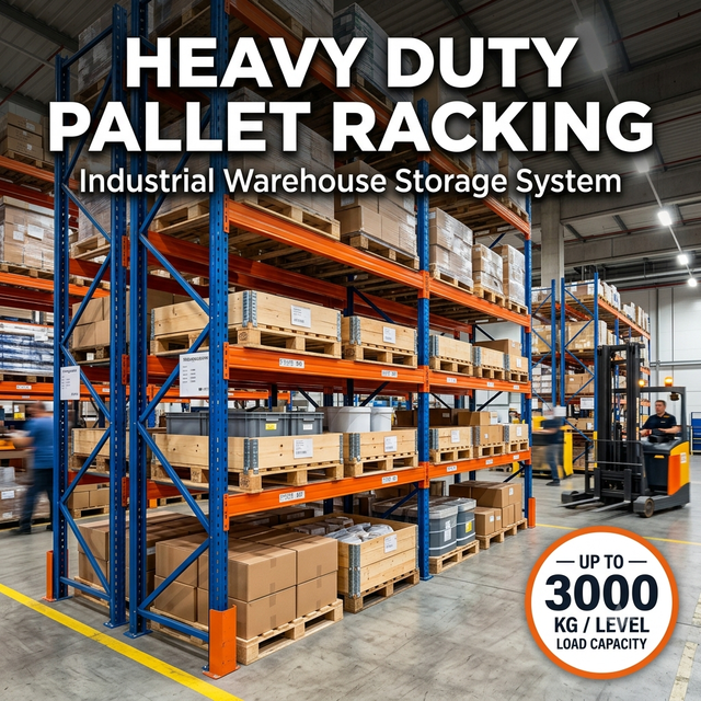 Heavy Duty Industrial Warehouse Storage Selective Pallet Rack System Metal Shelving Racking for Warehouse Storage