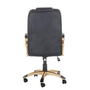 Brasil <span class=keywords><strong>Poltrona</strong></span> De Ouro Color negro lujo Pu cuero silla de <span class=keywords><strong>oficina</strong></span> ejecutiva resistente Silla de ordenador de <span class=keywords><strong>oficina</strong></span> con soporte trasero - Product Image 4