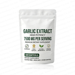 Gélules d'ail de haute qualité sans odeur, extrait d'ail vieilli, 300 gélules molles - Product Image 1