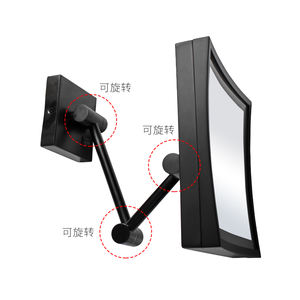 <span class=keywords><strong>Triple</strong></span> carré LED amplification salle de bain <span class=keywords><strong>miroir</strong></span> de maquillage mural pliant hôtel beauté simple visage dressing bain - Product Image 6