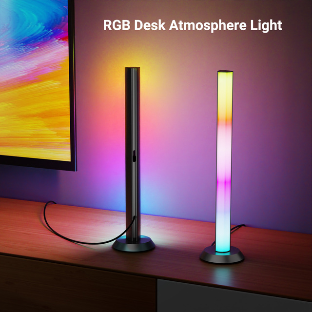 RGB Desktop Night Light Decorative Ambient Light Illuminate Desktop Stage Making Work and Entertainment
