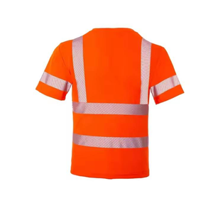 Customizable Logo High Visibility <b>Fluorescent</b> Reflective Quick Dry Long Sleeve Construction Workshirt Hi Vis Safety <b>Clothing</b> - Product Image 6