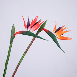 Fleur artificielle Art Shadow Oiseau de paradis en plastique PU sur fil, branche unique, pour décoration intérieure et accessoires de photographie - Product Image 4