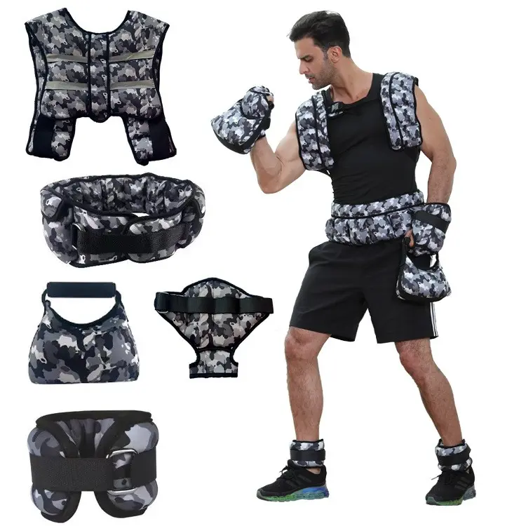 Egzersiz fitness için üreticinin düşük fiyat Polyester elyaf egzersiz yelek ağırlığı