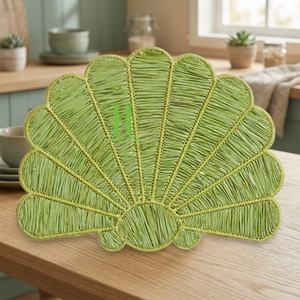 Set de table en corde de papier de qualité supérieure pour une décoration élégante de table florale, idéal pour les mariages, les événements et la décoration intérieure. Fabriqué au Vietnam. - Product Image 1