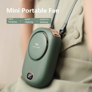 Ventilateur portable à accrocher à la taille, rechargeable par USB, pour le <span class=keywords><strong>camping</strong></span> en extérieur, la marche, ventilateur <span class=keywords><strong>de</strong></span> cou, grande capacité, batterie 6000 mAh, ventilateurs suspendus avec batterie externe - Product Image 6