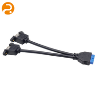 Cable de Nailon de 15 Pines a Doble USB 3.0 de 5 Gbps para Dispositivos Industriales (Certificado CE)