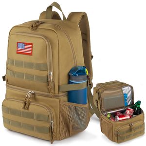 Wholesalers Custom National Thermal Insulated Multiple Color 900D 24L Waterproof Molle Polyester Gym Bag Sports Camouflage - Product Image 1