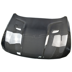CUSTOMIZED SPX STYLE HONEYCOMB CARBON FIBER <strong>ENGINE</strong> HOOD BONNET for 2018-2022 HONDA ACCORD 10TH GEN Body Kit - Product Image 3