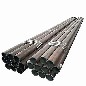 ASTM A53 Black Coating Iron Metal Tube Hollow Carbon Pipe API Oil Gas Pipeline Steel Pipes Seamless Steel