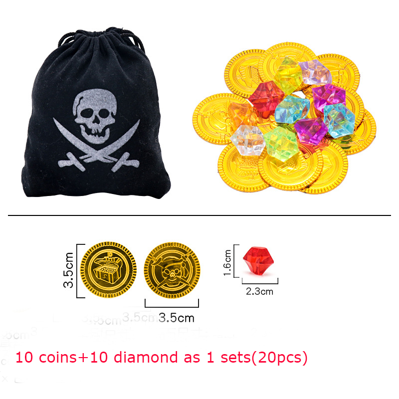 002-10 monete + 10 diamanti