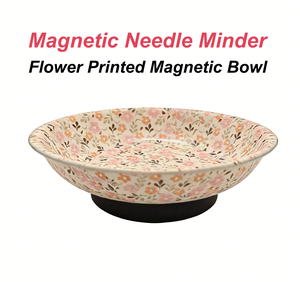 Ciotola Magnetica per Lavori di Precisione da 4 Pollici, Piastra Metallica Magnetica con Magnete Laterale, Ciotola Magnetica per Ricamo - Product Image 5