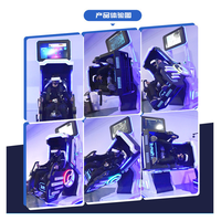 4D VR Action Plate-forme de sport interactive Simulateur mécanique Roller Coaster Réalité virtuelle VR Machine de jeu