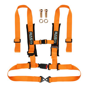 Sabuk pengaman mobil, sabuk pengaman mobil balap, poliester 4 titik, 2 inci dengan bantalan bahu Ultra lembut tugas berat - Product Image 1