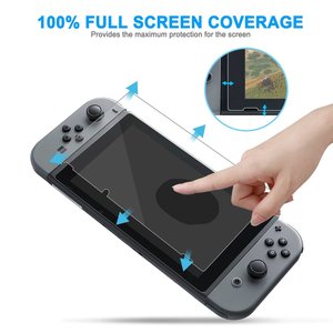 2 paquetes de película protectora de pantalla de vidrio <span class=keywords><strong>templado</strong></span> transparente antiarañazos para Nintendo <span class=keywords><strong>Switch</strong></span> <span class=keywords><strong>Oled</strong></span> Lite <span class=keywords><strong>Switch</strong></span> 2 - Product Image 5