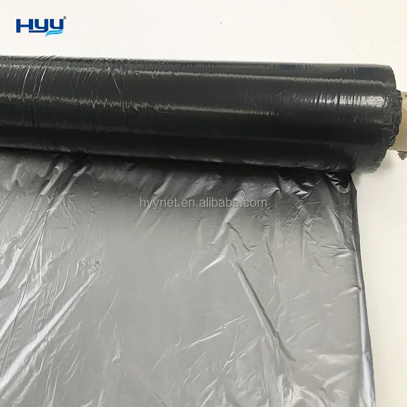 best price silver black plastic mulch layer /mulch film agriculture