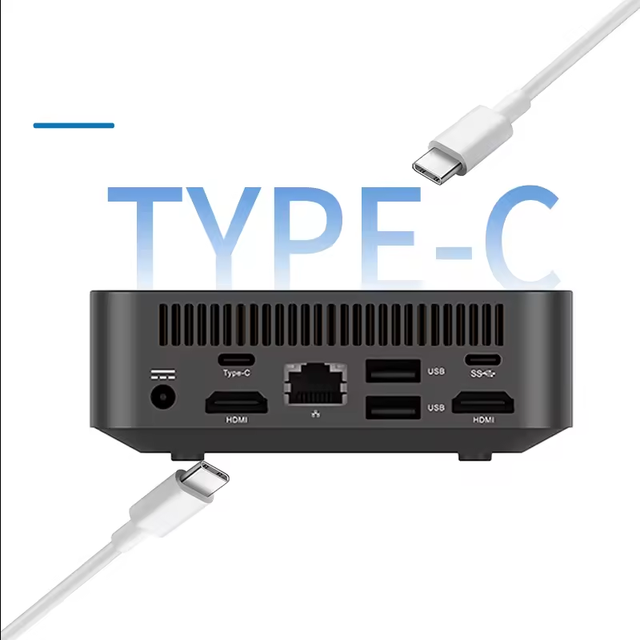 DIXIANG Wholesale 12th Intel N100 Mini Pc Full Function Type-c Mini Pc Manufacturer Wins for Gaming Office Working Business