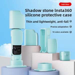 Étui en silicone pour caméra d'<span class=keywords><strong>action</strong></span> Insta360 Luna Ultra, coque de protection avec design antichoc souple pour accessoires de caméra - Product Image 3